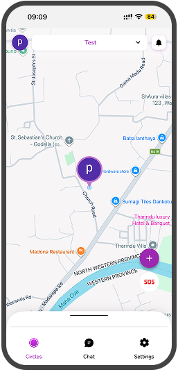 WheresNow App Mockup